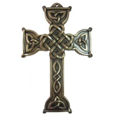 Celtic Love Cross爱尔兰镀铜牌匾 — 第 1/3 张图片