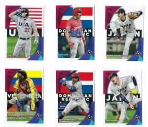 World Baseball Classic Stars WBC Complete Your Set 2023 Topps Series 2 You Pick