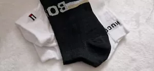 New ankle Hugo Boss Tommy mix men 3 pack socks Uk 8-12 Euro 41-46 N3 W Black Nr4 - Picture 1 of 1