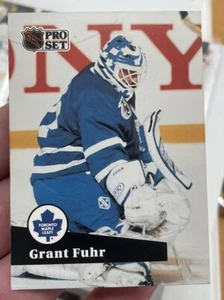 1991-92 Pro Set Grant Fuhr #494 Toronto Maple Leafs Goalie HOF - Picture 1 of 2