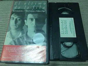ULTIMO DE LA FILA EN CONCIERTO VHS VIDEOS CUTRES Y VIDEO CLIPS MANOLO GARCIA - Imagen 1 de 1