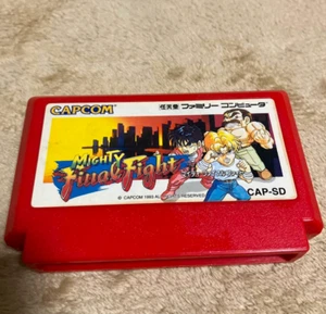 Nintendo Famicom FC NES Mighty Final Fight CAPCOM Very Good Japan Fighting Game - Picture 1 of 2