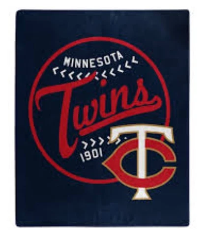 Minnesota Twins Throw Blanket 50"x60" Northwest Company Soft MLB Home Decor Cover
