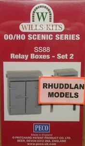 New Wills Scenic OO/HO Gauge Relay Boxes Set 2 SS88 - Picture 1 of 2