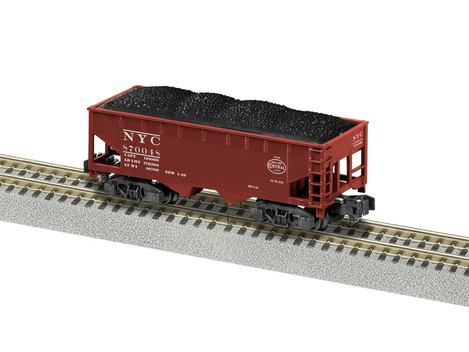 Lionel 44100 S Scale New York Central 2-Bay Hopper #870048 - Image 1 of 1