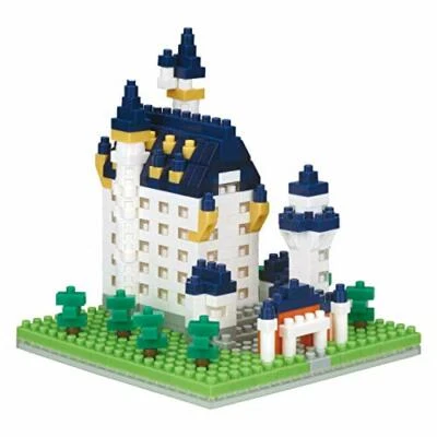 Kawada Nanoblock Neuschwanstein Castle 500pcs Level 3 NBH_198 Japan Import - Image 1 of 4