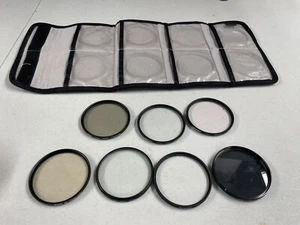 Nikon 77mm A2 Filter with Case Hoya Filter Lot With Vintage Tamrac Case - Picture 1 of 14
