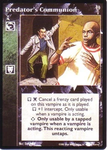 Predator's Communion VTES CCG - Picture 1 of 1