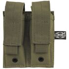 MFH Double Pistol Magazine Pouch Molle OD Green Green Gas Airsoft 