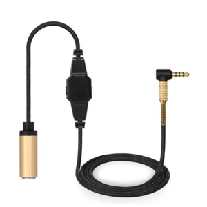 3.5mm Audio Cable Male to Female Extension Cable with Adjustable Volume 1.2m - Picture 1 of 4