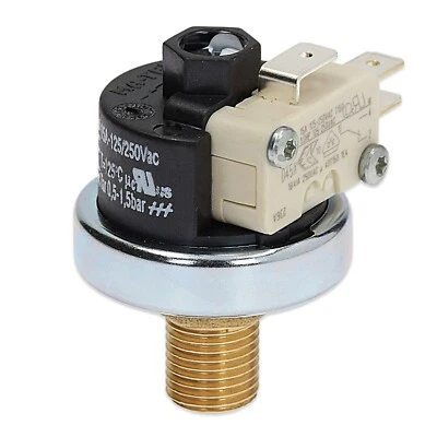 DRUCKSCHALTER XP110 0,5 BIS 1,5 BAR 15a 1/4" HEISSWASSERKESSEL KAFFEEMASCHINE