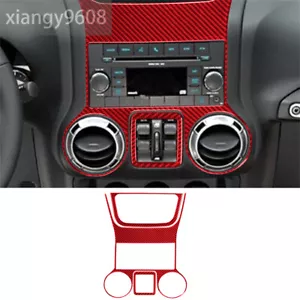 Panel de interruptor de aire acondicionado para Jeep Wrangler JK 2011-17 ajuste de consola central × 3 - Imagen 1 de 12