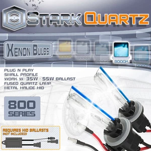 35W 55W Xenon HID Bulbs Fog Light 8000K Ice Blue - 880 881 899 Replacement Pair - Picture 1 of 3