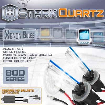 35W 55W Xenon HID Bulbs Fog Light 8000K Ice Blue - 880 881 899 Replacement Pair - Image 1 of 3