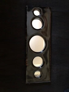 Mirror. Black Ceramic, Glossy. Circa 2012. - Picture 1 of 9