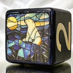 Prisma polar - Momento de luz de luna - Cubo duplicador de backgammon 36 mm - Imagen 1 de 9