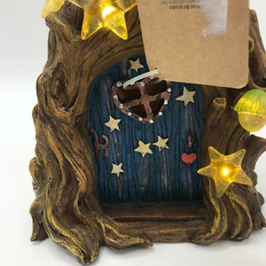 New Creative Fairy Door Night Garden Light Up  Cottage Core Landscape Pixie - Picture 1 of 9
