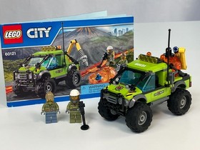 LEGO CITY: Volcano Exploration Truck 100% COMPLETE PIECES /w MANUAL (60121)