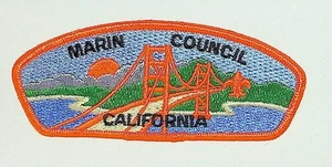 Marin Council Boy Scout Council Patch CSP California BSA Twill Embroidered - Picture 1 of 3