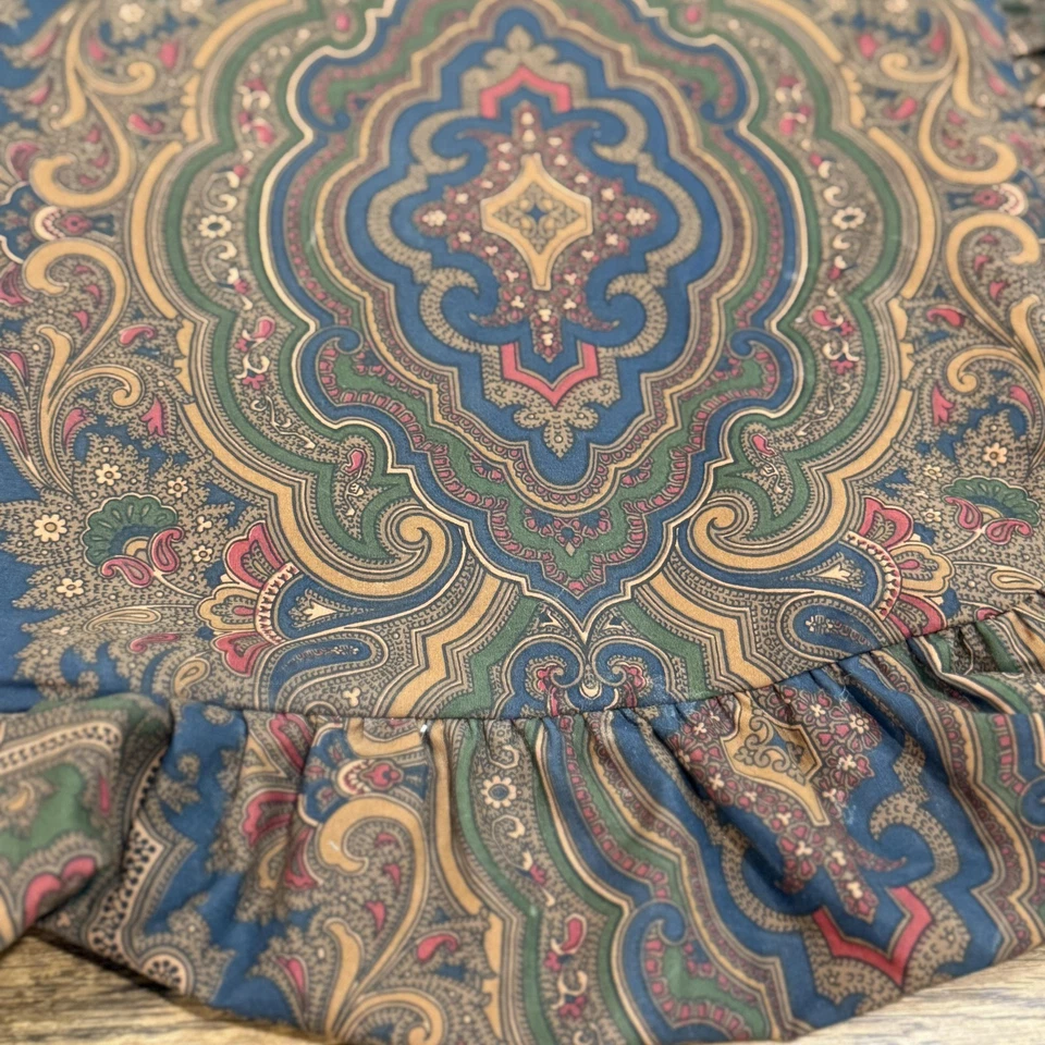 Ralph Lauren Brianna Elizabeth Paisley Volantes Almohada Juego de 2 Fundas Hecho en EE. UU. Foto 1 de 4