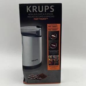KRUPS Nuovo Macinacaffè Elettrico Fast Touch e Spezie #1 Marca Acciaio Inox - Foto 1 di 4