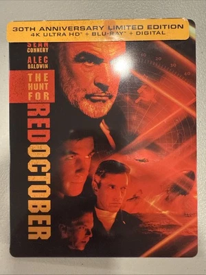 The Hunt For Red October Limited Edition STEELBOOK 4K, Blu-ray OOP  - Image 1 of 3