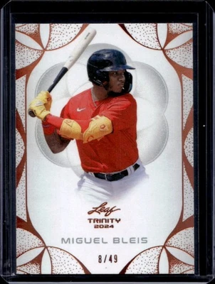 2024 Leaf Trinity Miguel Bleis #8/49 - Image 1 of 2
