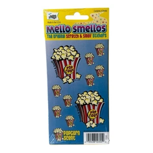 Mello Smello Scratch and Sniff POPCORN Scented Stickers NEW IN PACKAGE Sealed - Picture 1 of 2
