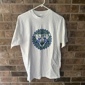 Vintage Hazeltine U.S. Open Shirt Mens Large White Golf National Club 1991 90s - Picture 1 of 5