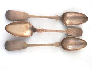 3 Suppenlöffel 12 Lot Silber vor 1884 176g - Picture 1 of 4