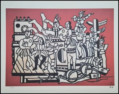 FERNAND LÉGER * Circus Parade * 50 x 40 cm * signed lithograph *limited # 75/200 - Bild 1 von 4