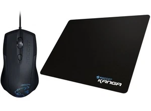 Roccat Set Gaming Bundle Lua Tri-Button Mouse + Kanga Gamer Mouse-Pad Maus-Pad - Bild 1 von 10