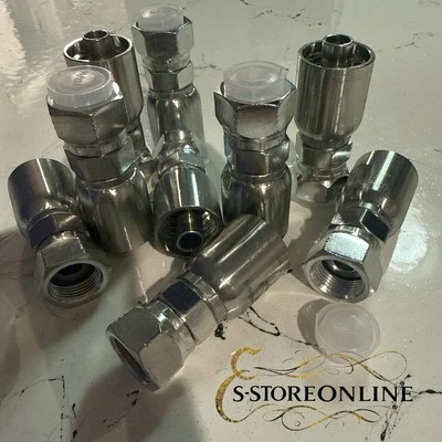 GATOR (10 Pc ) 24211D-08-08RW 1/2” HYDRAULIC HOSE FITTINGS 1/2 Famale FLAT FACE