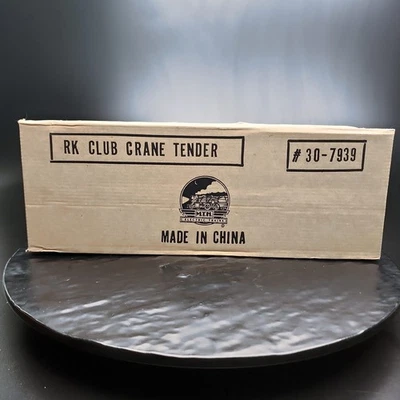 MTH RailKing 30-7939 Crane Tender O Gauge MTHRRC RK Club 2000 Train w/Box ✅ - Image 1 of 4