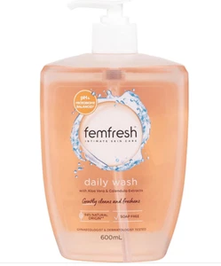 Femfresh Daily Wash 600mL Pump Gently cleans Soap Free Brand New - Picture 1 of 2