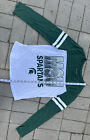 5th & Ocean Girls Size 14 MSU Spartans Green And White Sparkle Long Sleeve Shirt