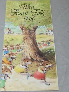 Folleto catálogo Wee Forest Folk WFF 1996 folleto lista de precios excelente estado - Imagen 1 de 4