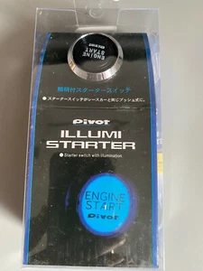 12v Blu Luminoso Universale a Pressione Avviamento Pulsante Accensione Motore - Foto 1 di 11