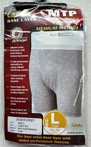 NUEVO CON ETIQUETAS CABLES’S Calzoncillo Boxer Capa Base Protección Térmica Máxima, Gris, Grande N - Imagen 1 de 2