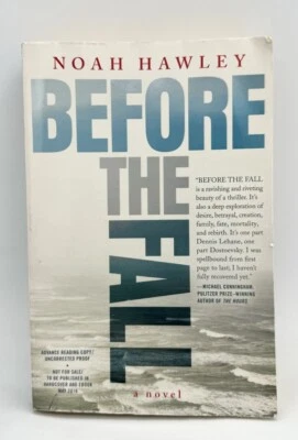 SIGNED NOAH HAWLEY Before the Fall ARC UNCORRECTED PROOF - TRUE 1st Ed RARE Foto 1 de 4