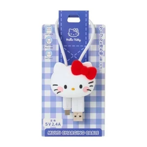 (ASK availability first)SANRIO Multi Charging Cable with Mascot Cover new - Picture 1 of 7