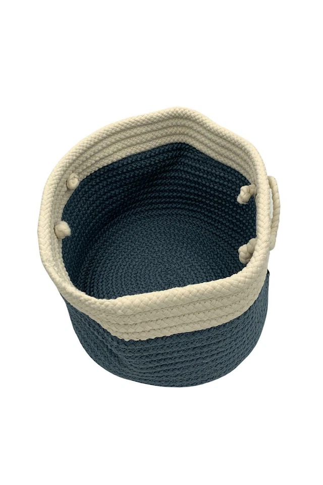 Colonial Mills Dipped 14" Indoor/Outdoor Basket Lake Blue - Image 1 of 1