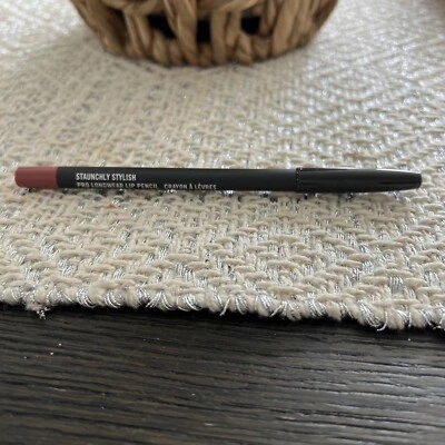 MAC Pro Longwear Lip Pencil Lipliner Staunchly Stylish 1.2 g/.04 oz Unbox - Image 1 of 3