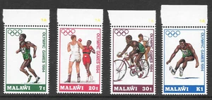 MALAWI 1984. Sc #446-449. Sg #707-710. Summer Olympic Games - Los Angeles. MNH - Picture 1 of 2