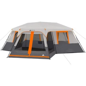 Ozark Trail 3-Room Instant Cabin Tent With Screen Room 3 Entries Sleeps 12 NEW - Picture 1 of 12