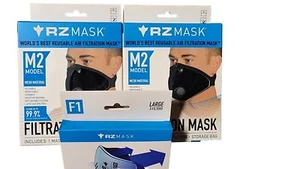 RZ Maske - großes 2er Set mit extra Filtern - schwarz - Bild 1 von 3