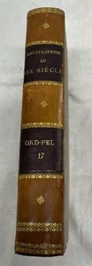 Livre encyclopédie du dix neuvième siècle répertoire universel des sciences des  - Picture 1 of 9