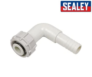 1" BSP - 3/4" Hose Tail - 90° Elbow Connector Chemical Resistant Viton Seals - Picture 1 of 3