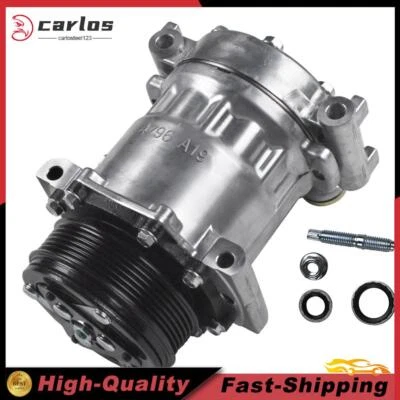 AC Compressor w/Clutch for Chevrolet Express GMC Savana 1500 2500 3500 1996-2000 - Image 1 of 4