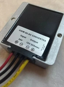 NEW 240W DC to DC converter input 24v / 12v 20Amac - Picture 1 of 2